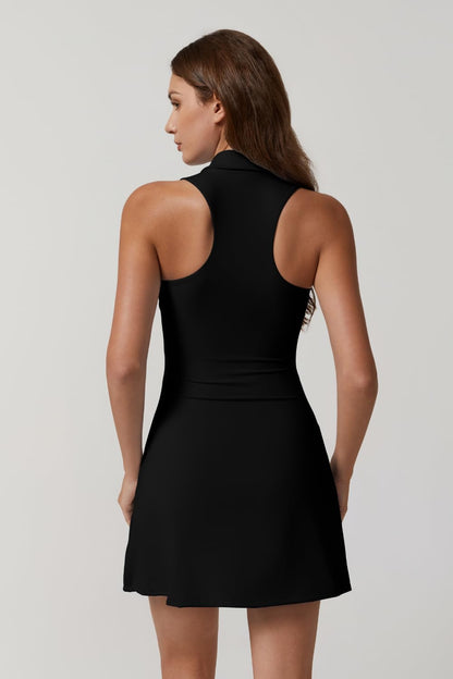 Zip-Front Active Dress